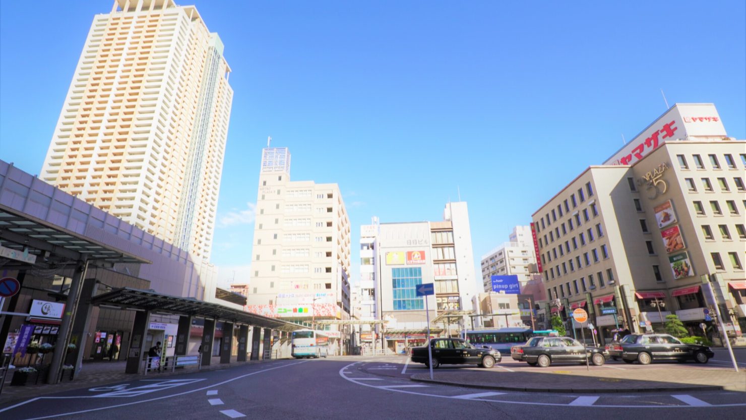 JR市川駅北口バスターミナル周辺