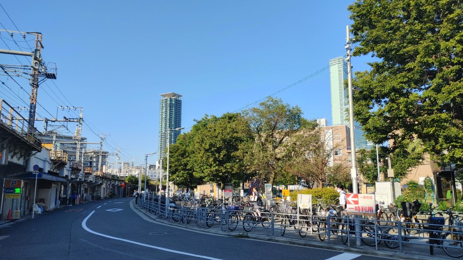 寺田町駅周辺の様子