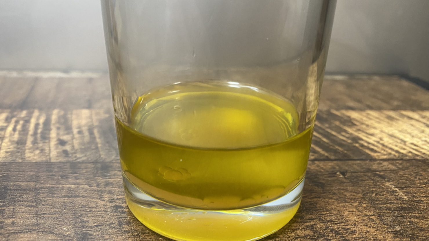 完成したオリーブオイル