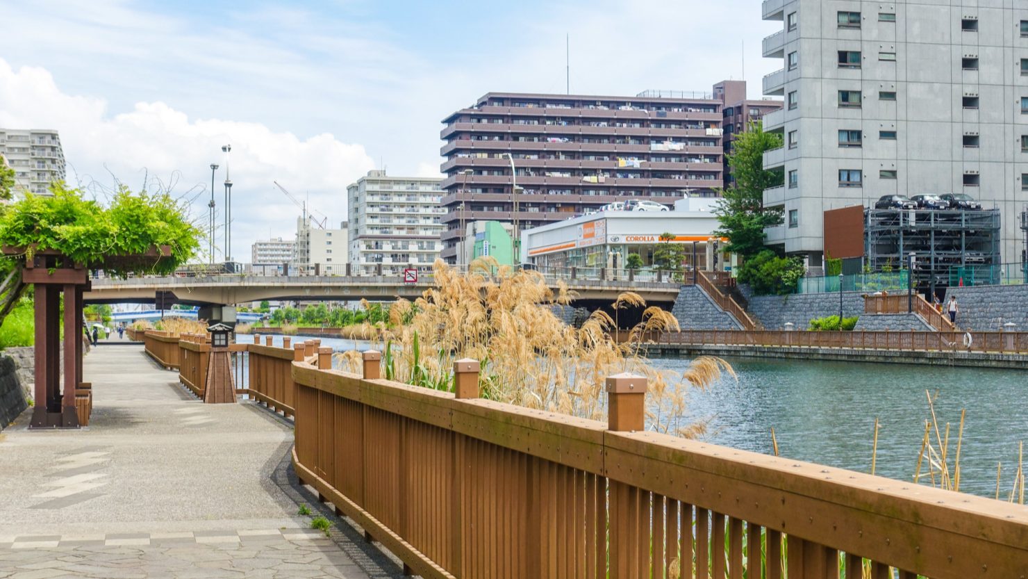 小名木川遊歩道「塩の道」