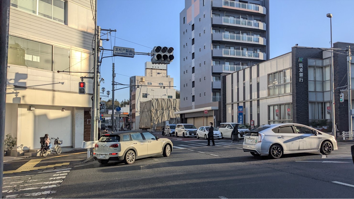 国道6号の交差点