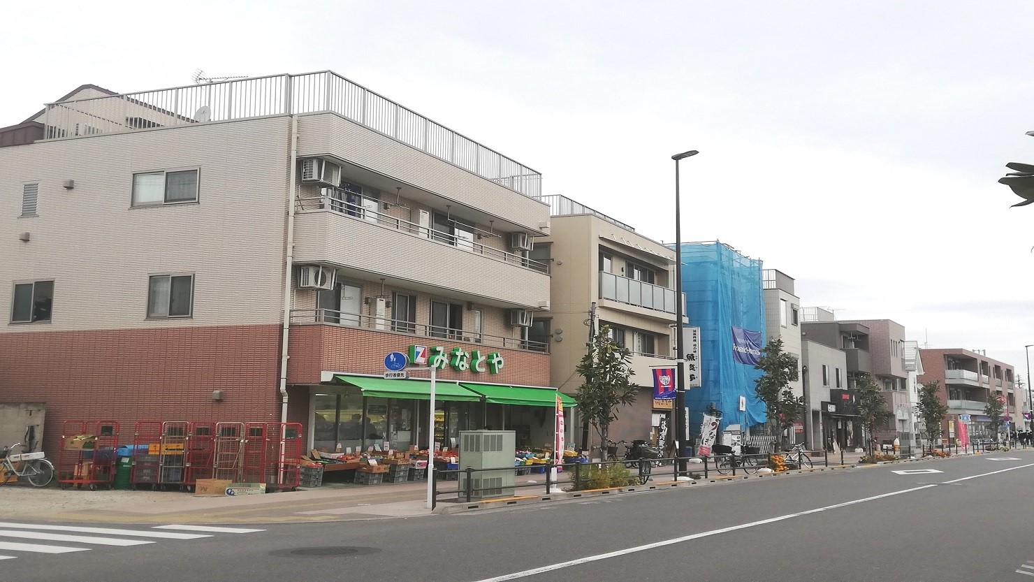 飛田駅周辺の街並み