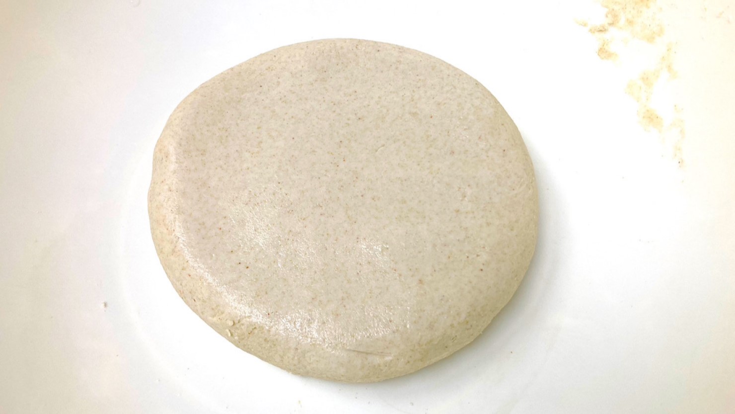 円形にした様子