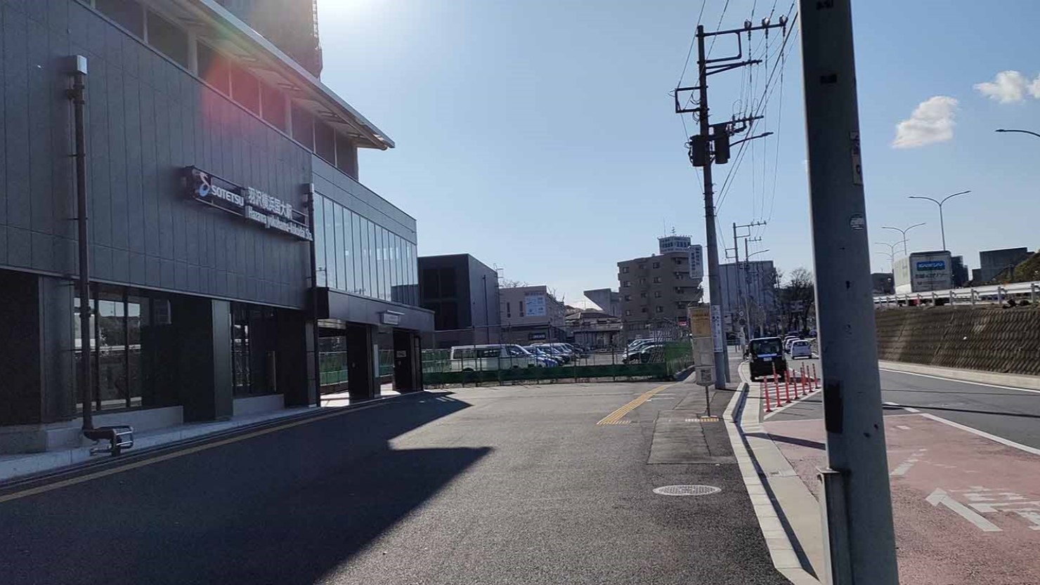 2019年に開業した羽沢横浜国大駅 