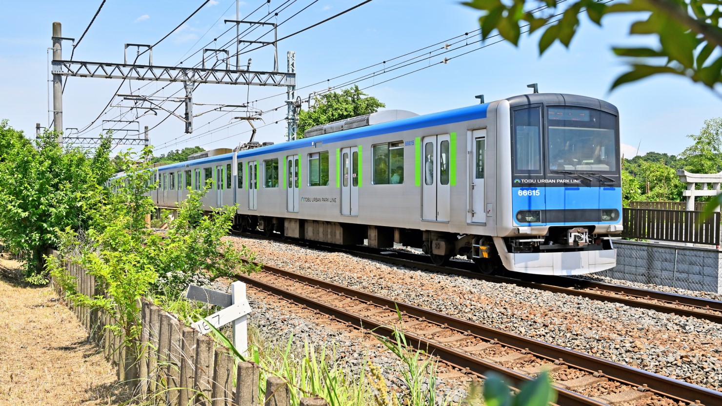 野田市内を走る東武アーバンパークライン（東武野田線）