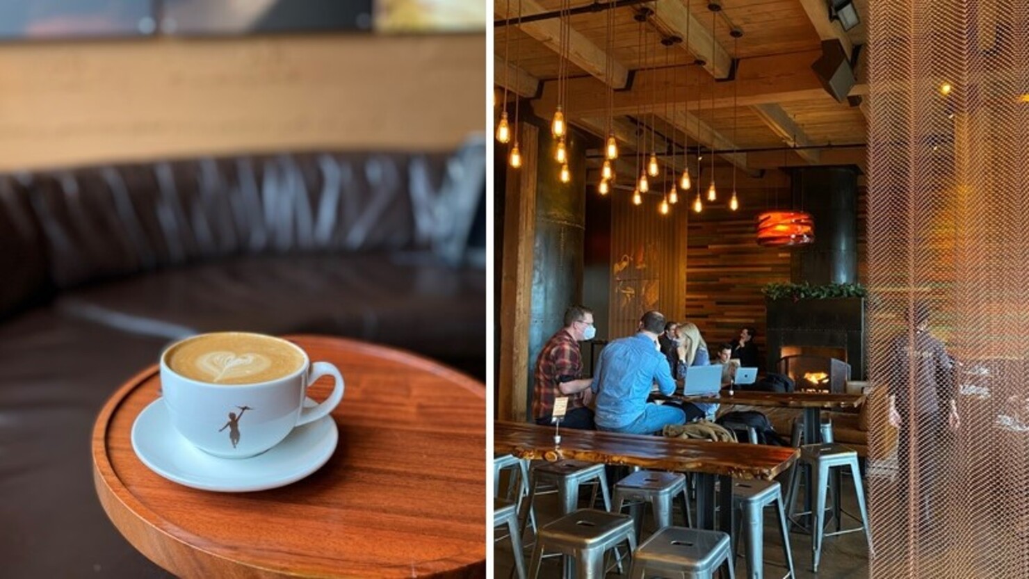 Storyville Coffee のコーヒー豆はこだわりの自家焙煎で、一杯ずつ丁寧に淹れてくれる。店内は外の喧騒がうそのように静かな時間が流れている　© Masami Suzuki