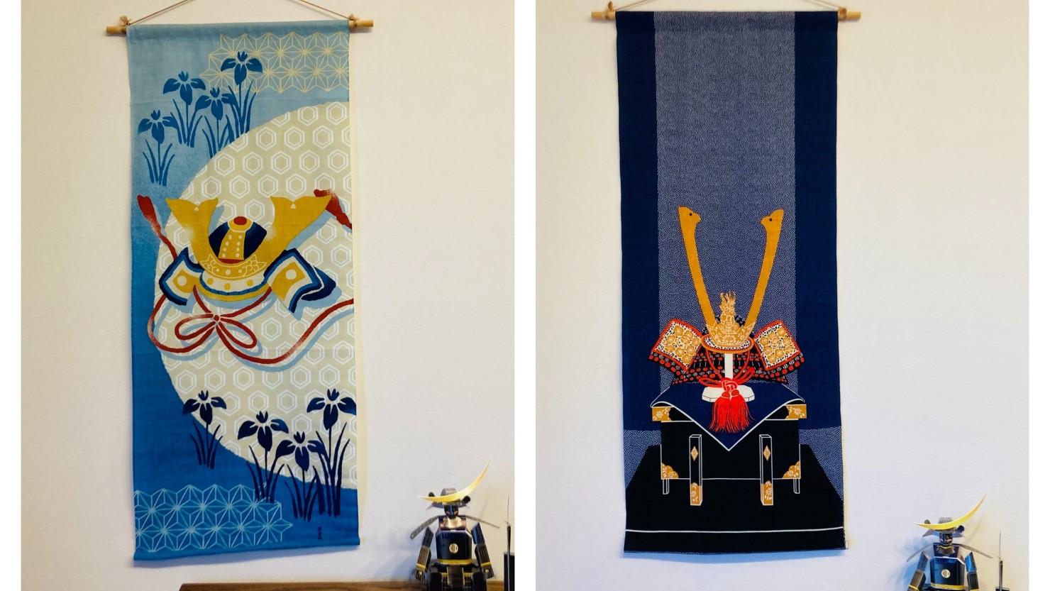 手ぬぐいをタペストリーとして飾った場合