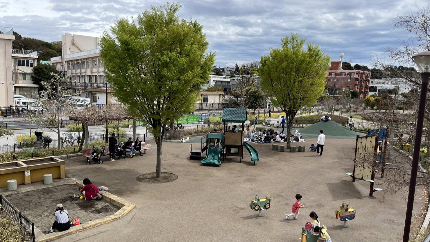 二子玉川公園入り口付近