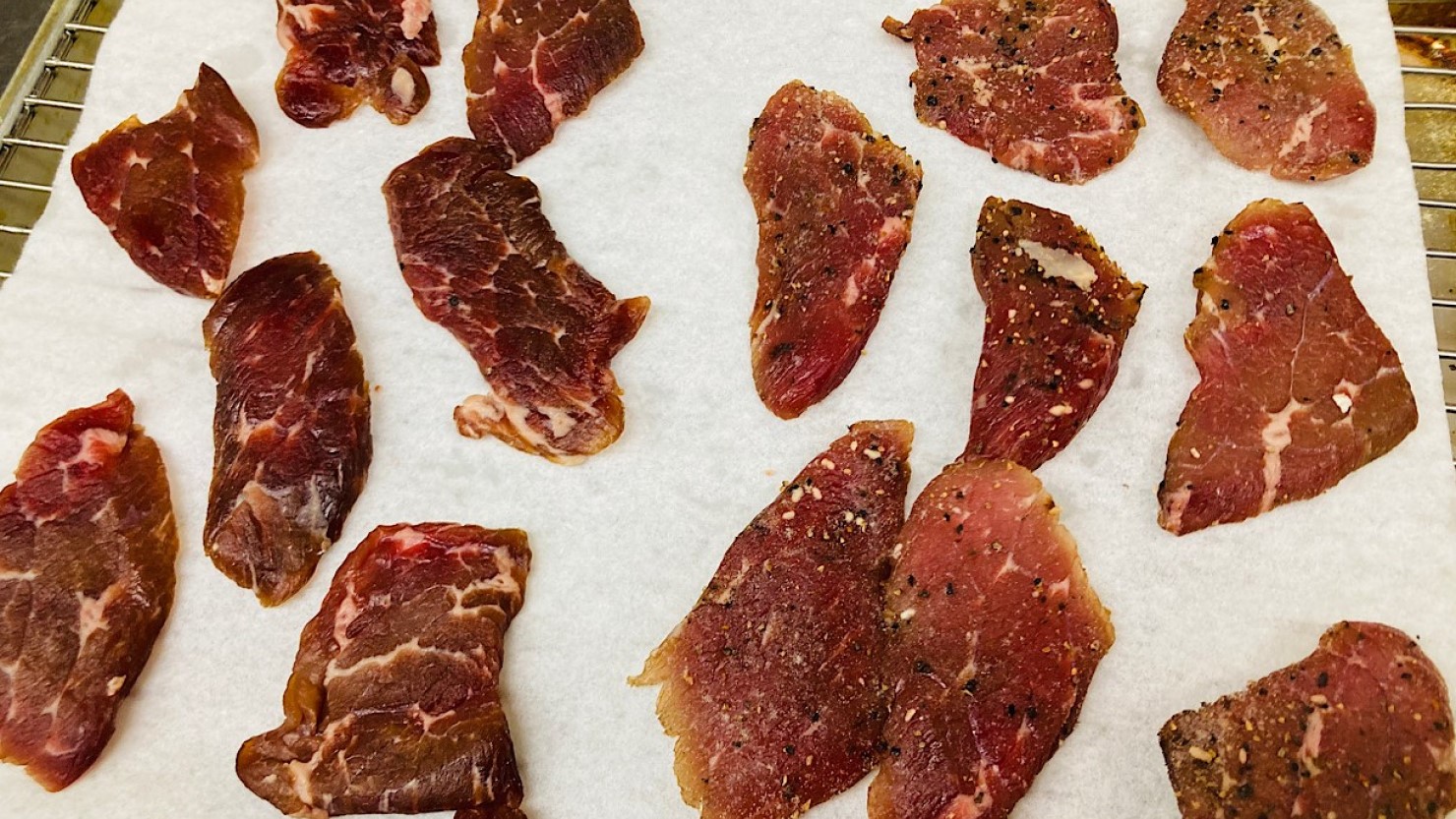 キッチンペーパーで汁気を取る