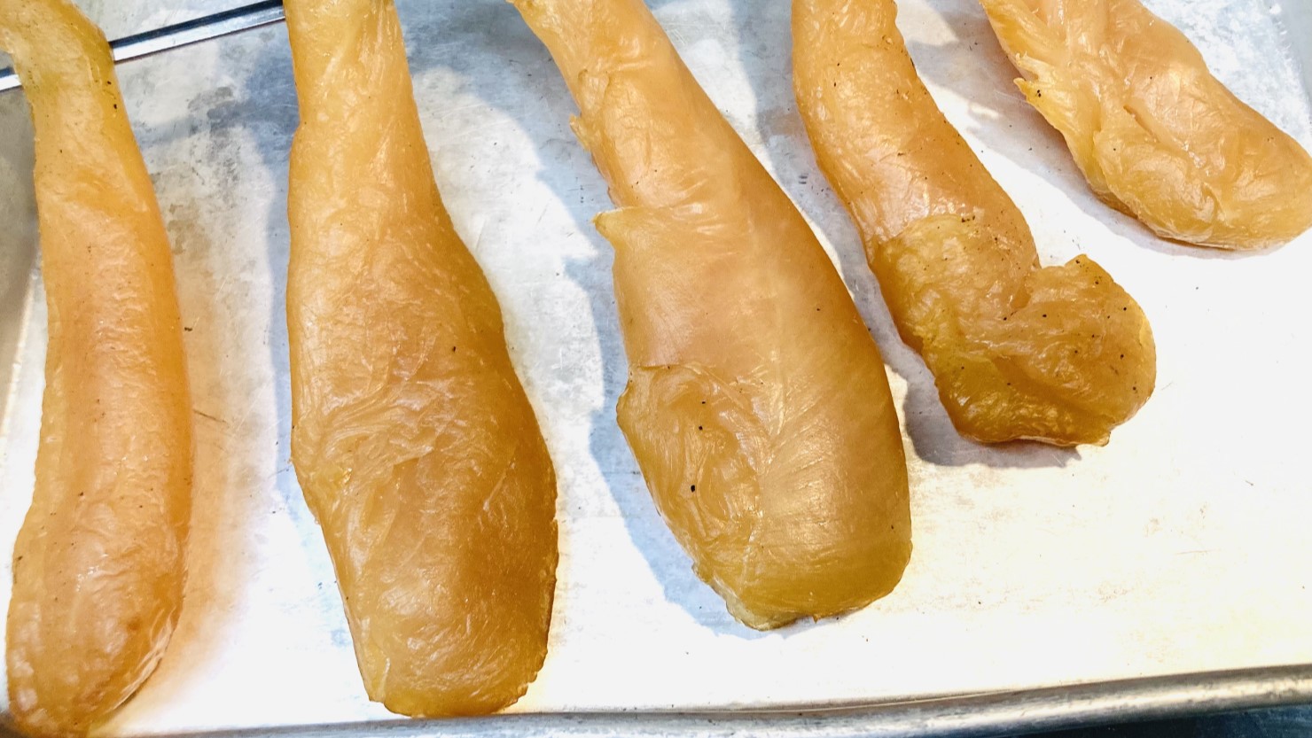 鶏ささみで作った干し肉