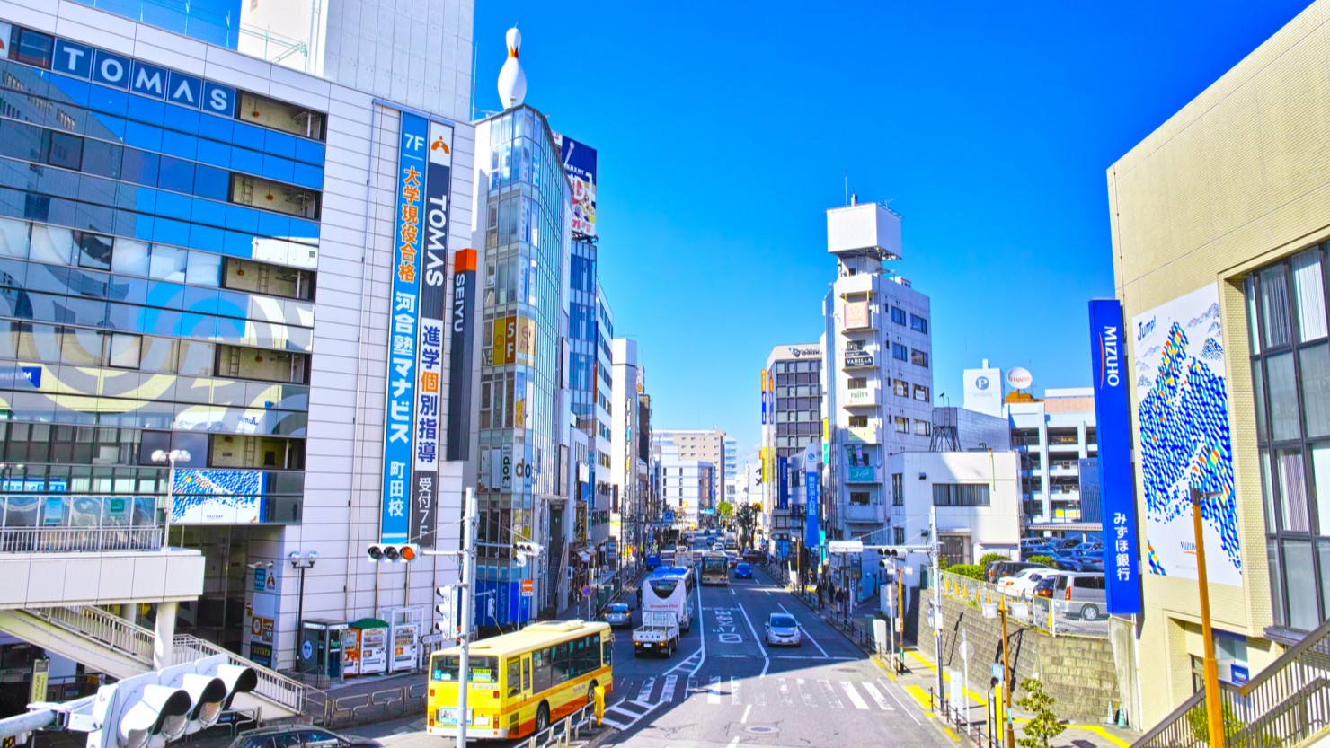 町田駅西口の風景