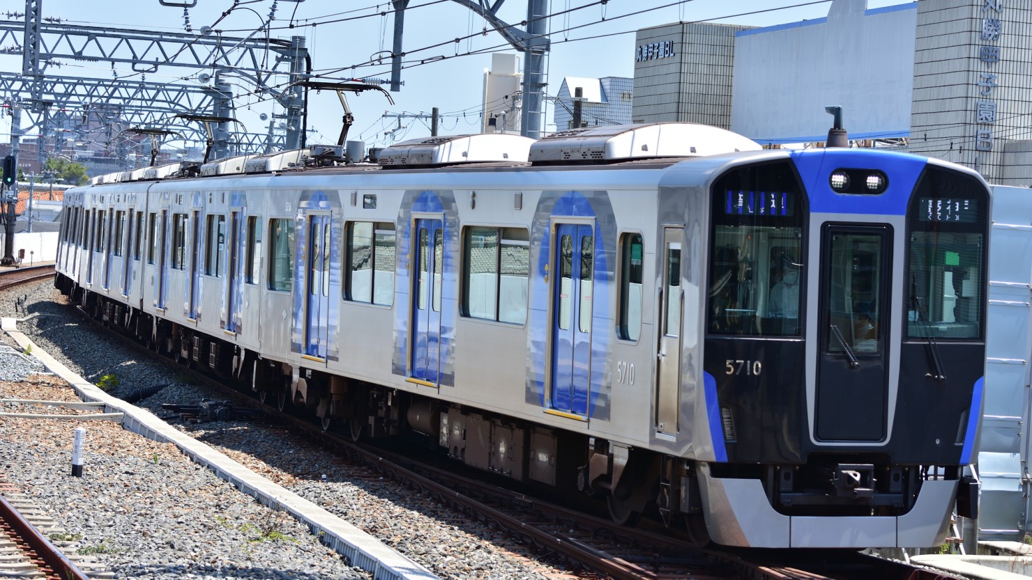 甲子園に向かう電車