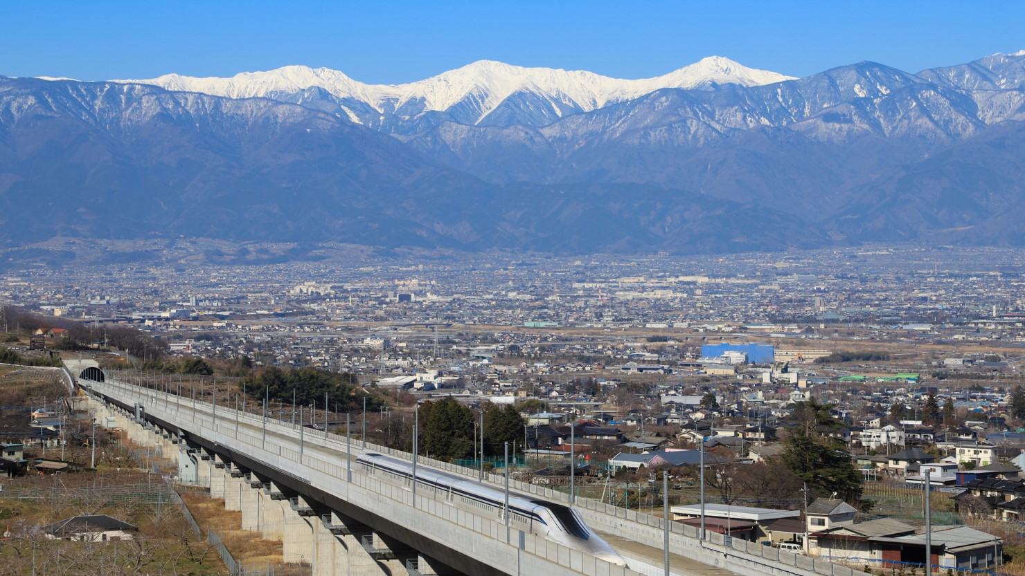 リニア中央新幹線の駅予定地の甲府市南部