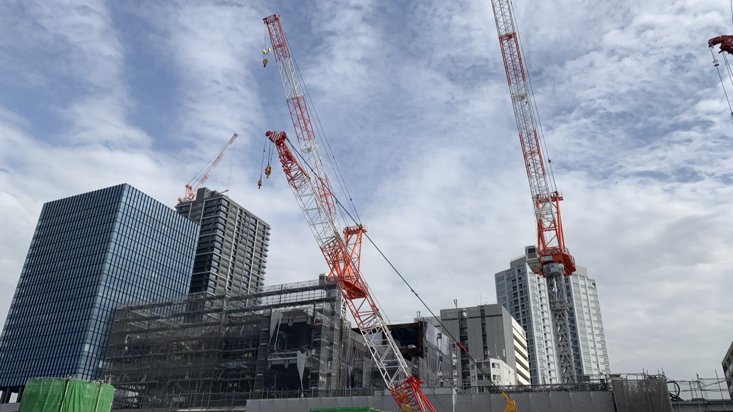 再開発中の中野駅周辺