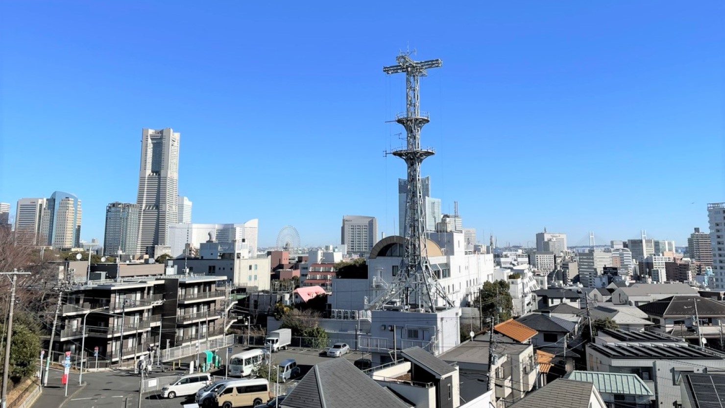 野毛山公園展望台からの景色