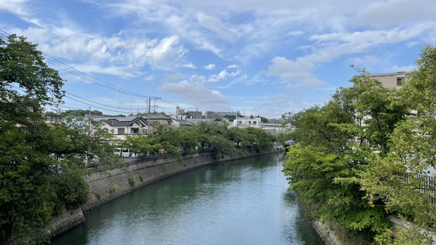 南区に流れる大岡川