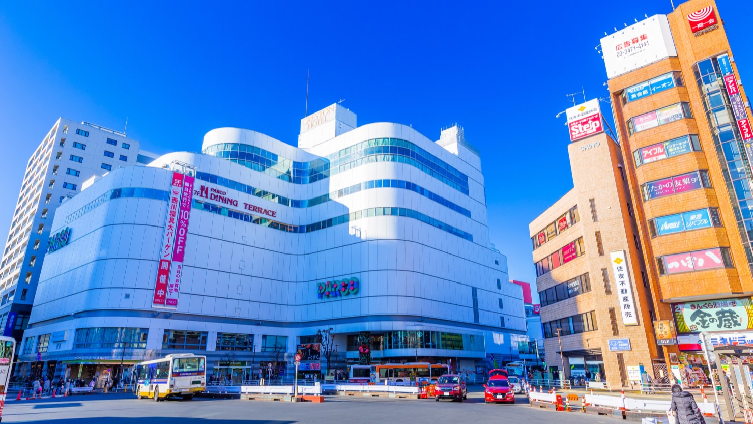 京王線 調布駅前の風景
