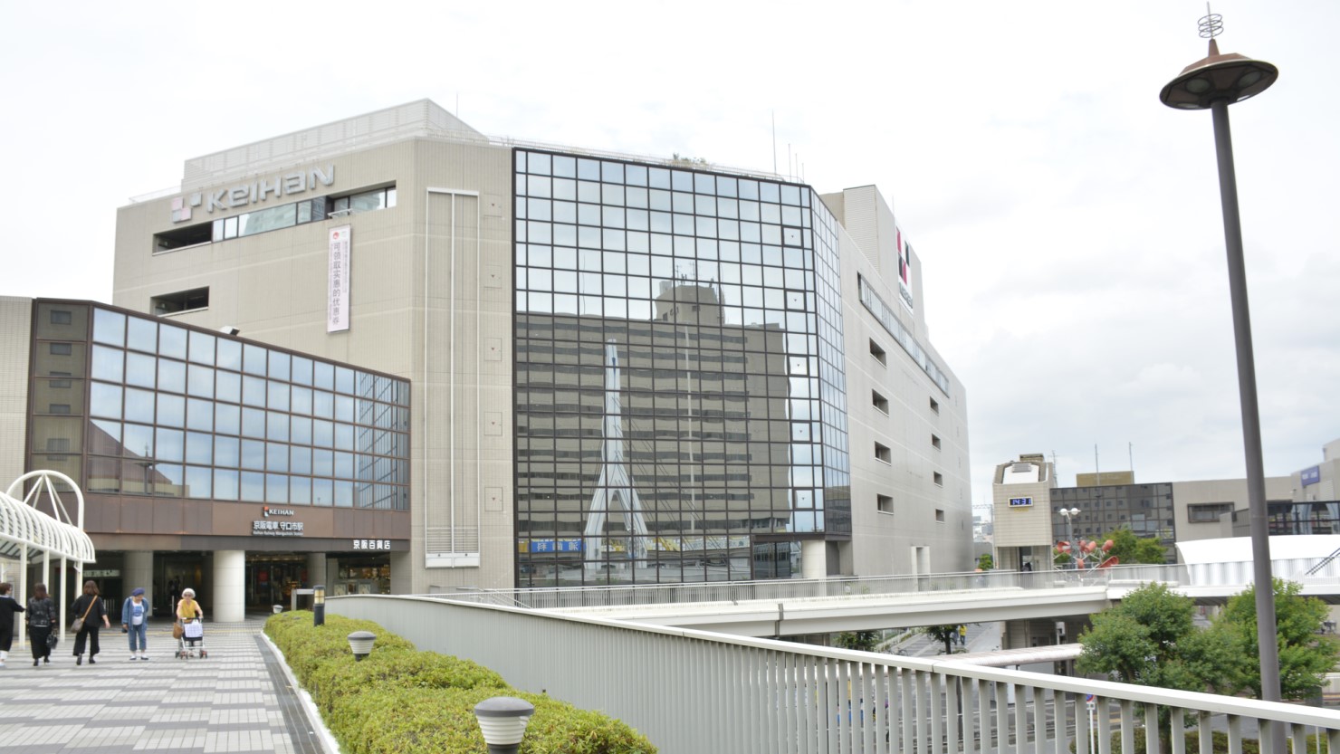 守口市駅周辺の様子