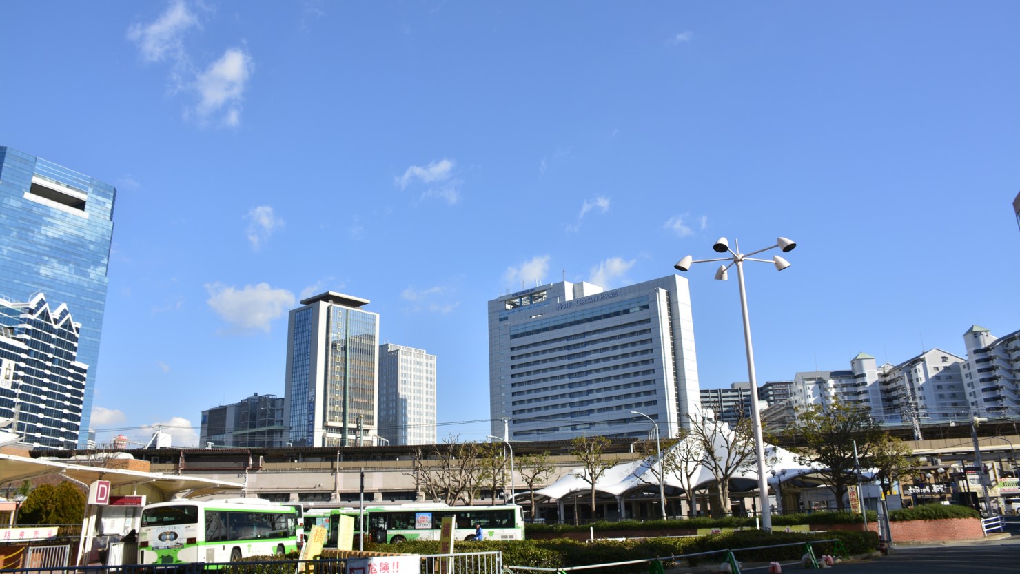 神戸駅前の風景