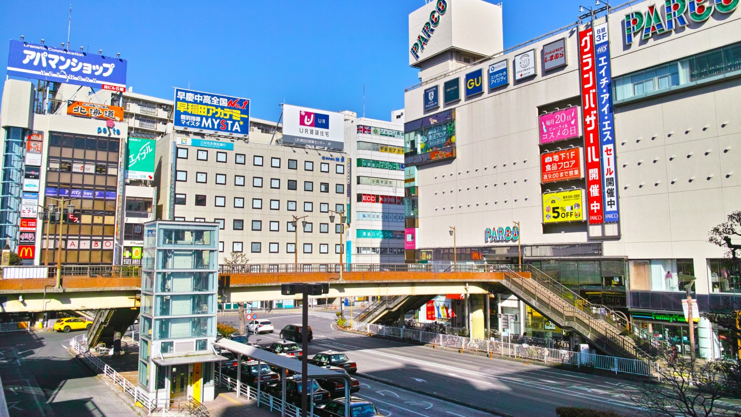 津田沼駅北口の風景