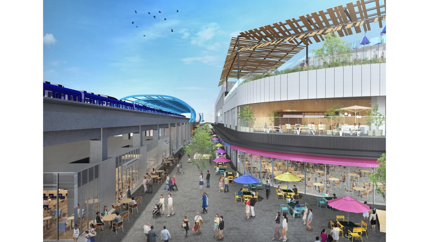 ゆめが丘駅再開発イメージ