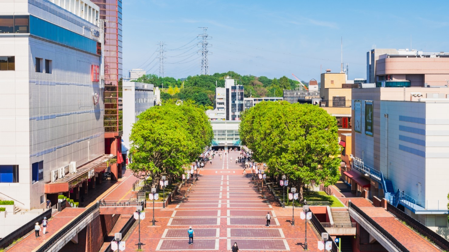 緑豊かな環境が魅力の小田急多摩センター駅