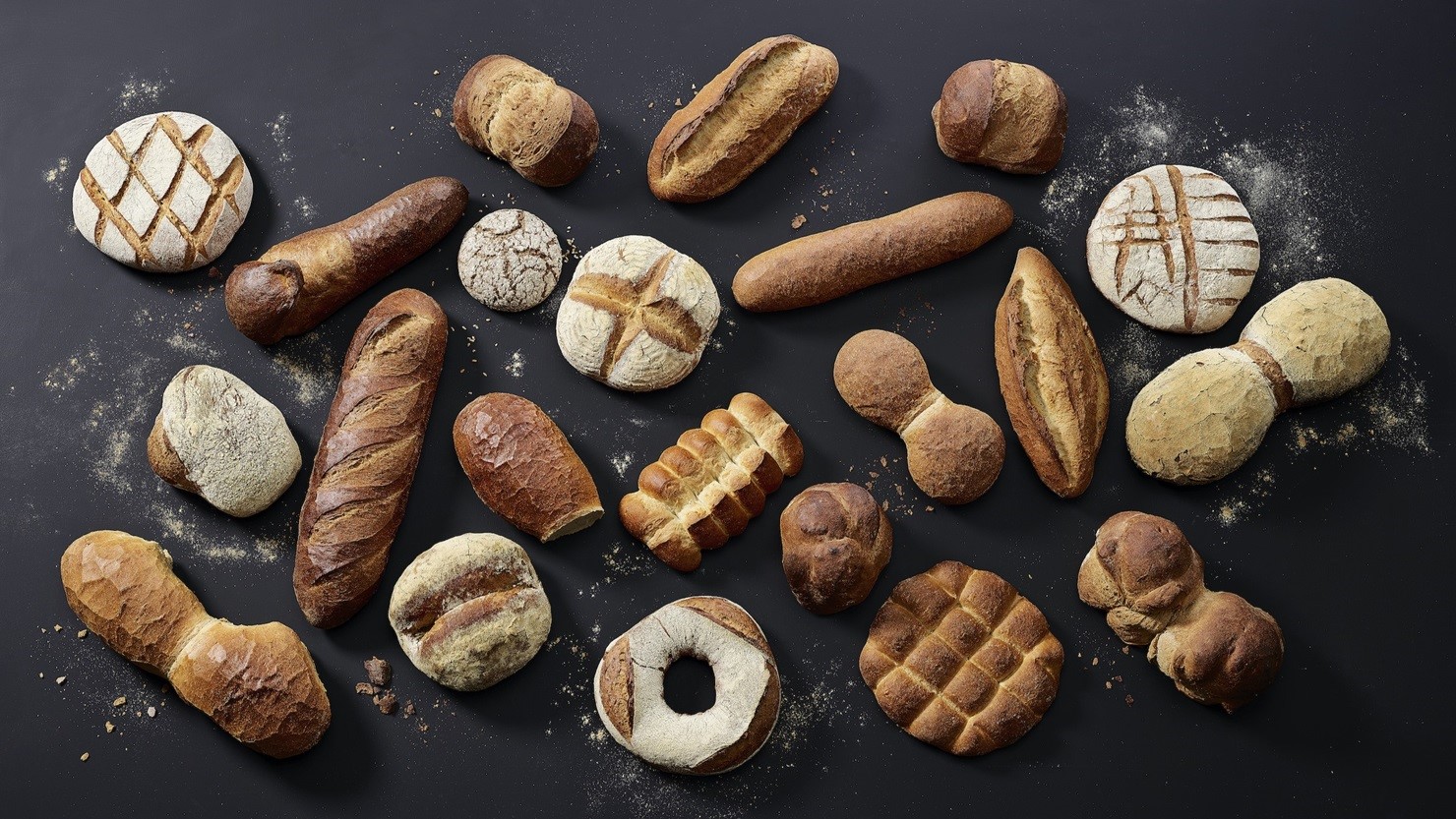 スイスの各州特有のパンについては、スイスパン協会（Verein Schweizer Brot）のホームページで詳しく紹介されている　© Verein Schweizer Brot, schweizerbrot.ch