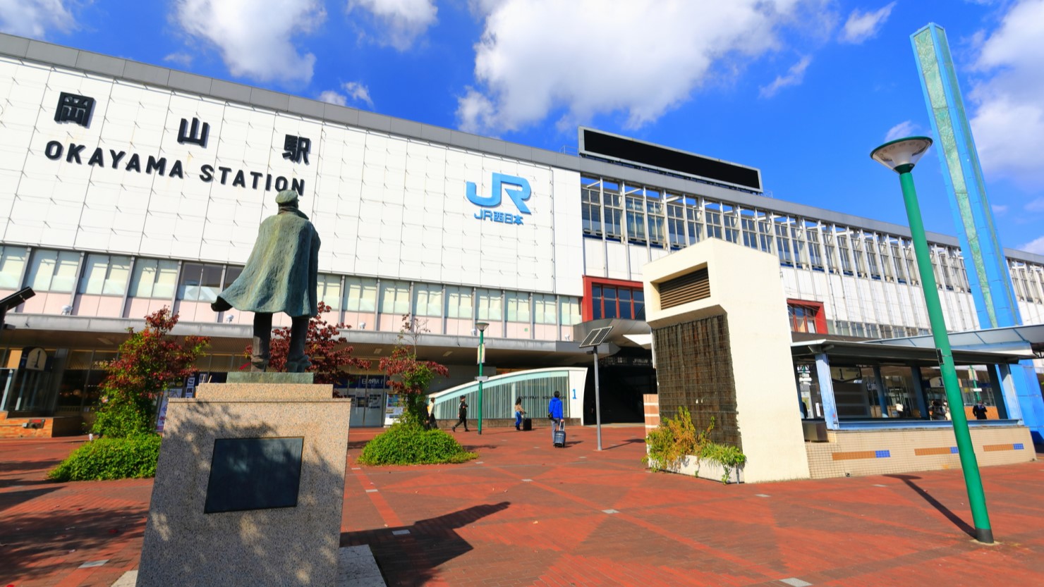 岡山駅の風景