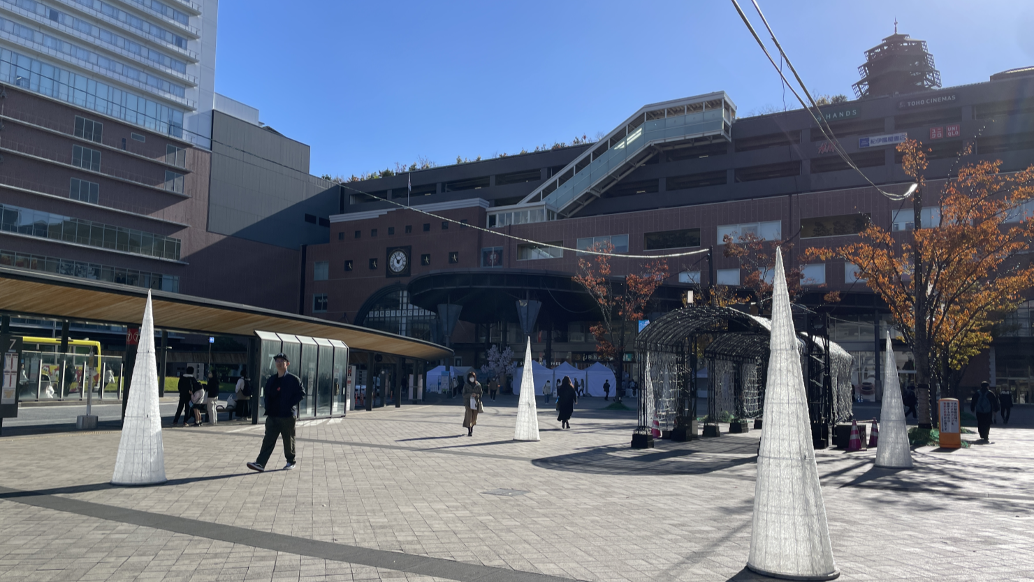 大分駅周辺の様子