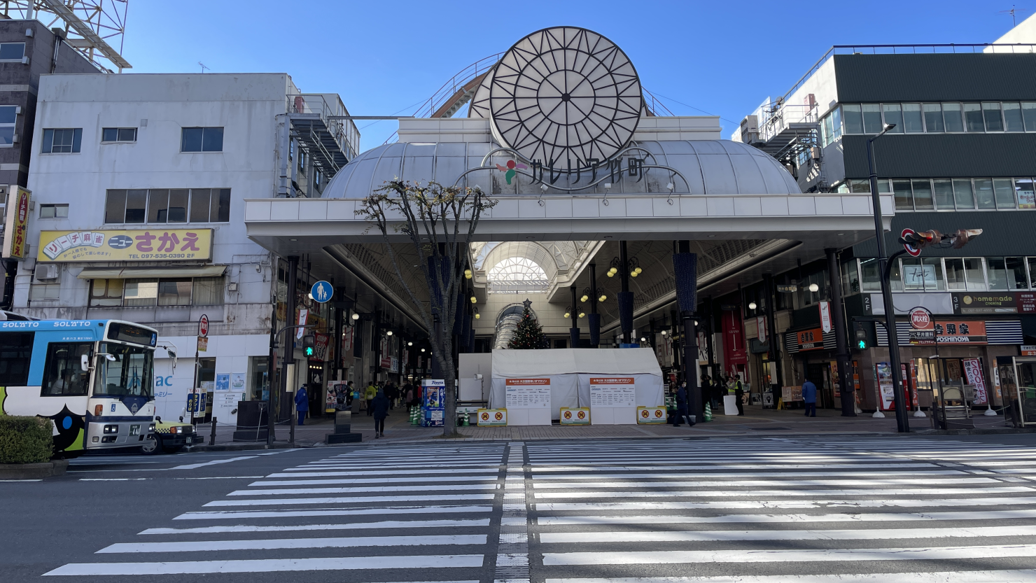 ガレリア竹町通商店街のイベント広場