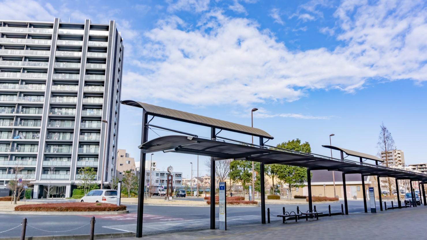 南与野駅周辺の風景