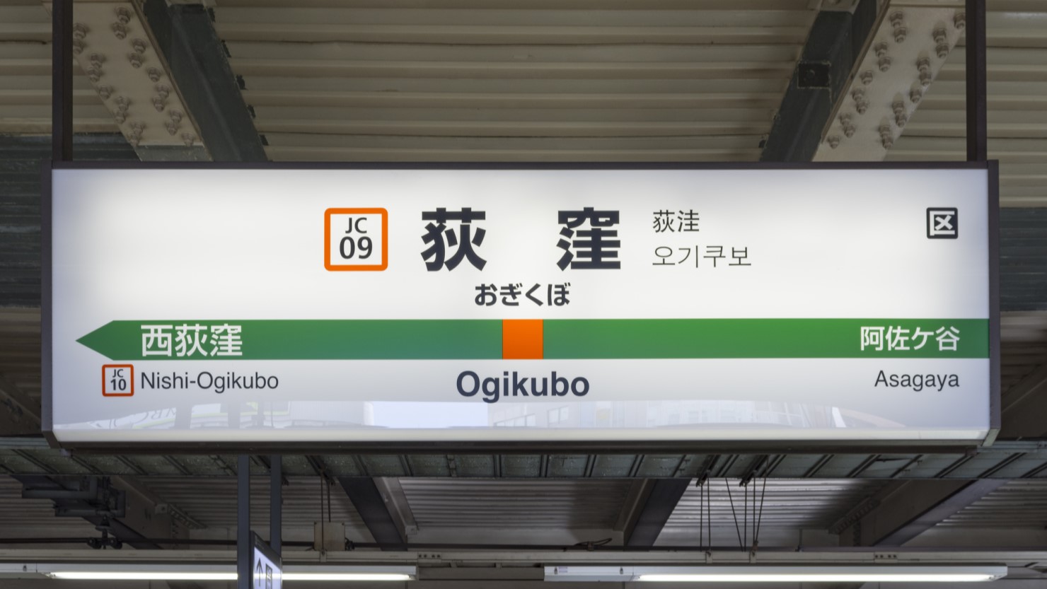 便利なうえに落ち着きのある荻窪駅
