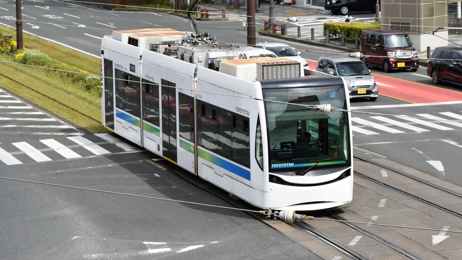 豊橋鉄道T1000形電車「ほっトラム」