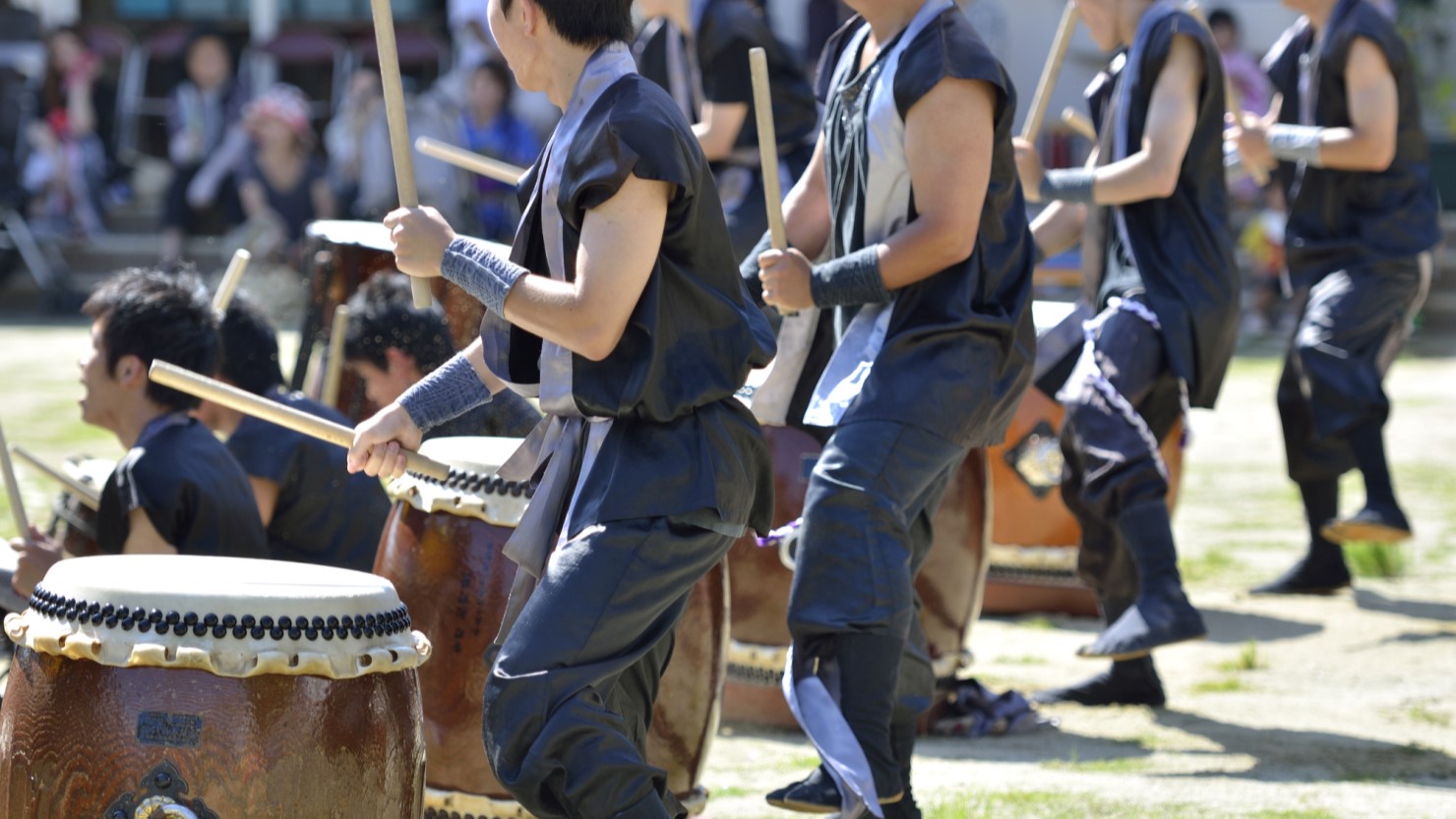 和太鼓の演奏風景