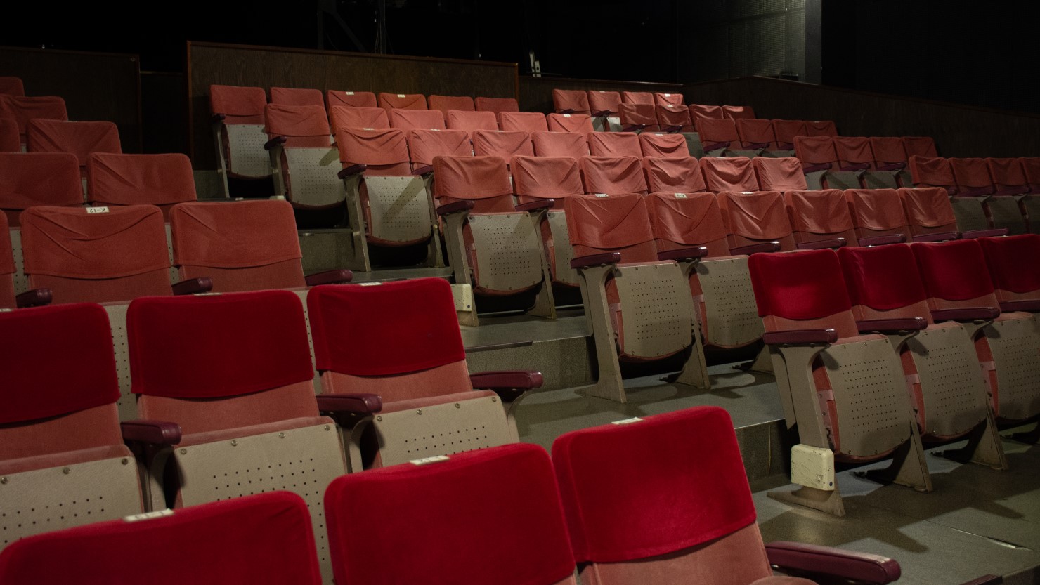 あやめ池遊園地の円形大劇場から引き継がれた客席