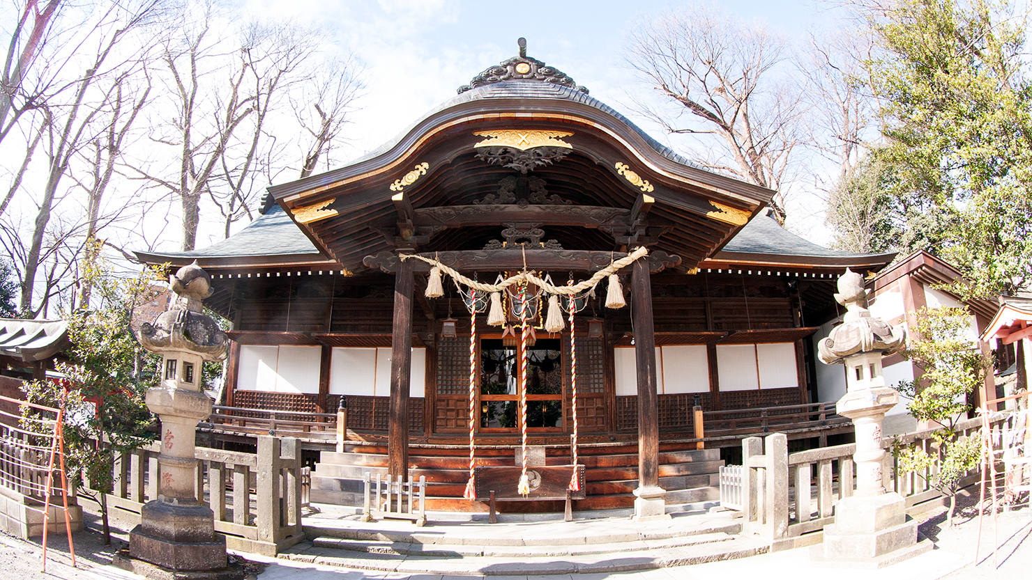 安積国造神社の社殿