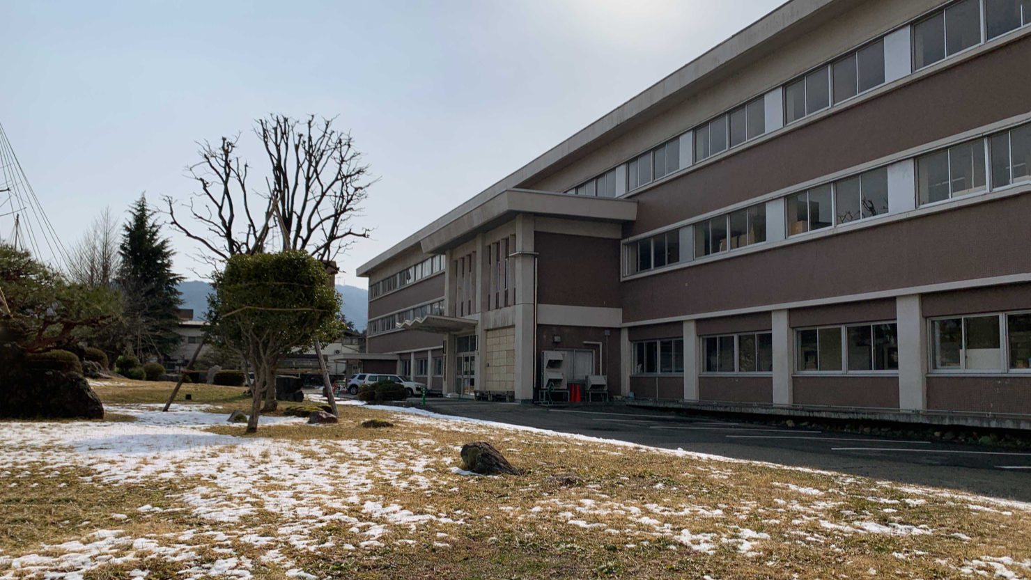 会津若松市役所は2025年まで仮庁舎で業務実施