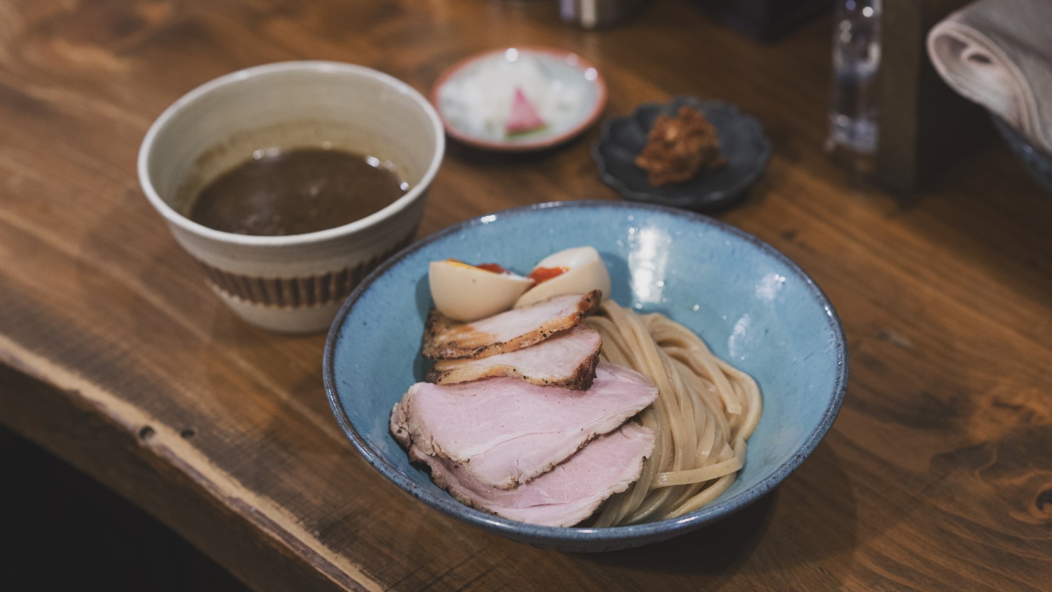 通常メニューの特製濃厚つけ麺（1,350円）
