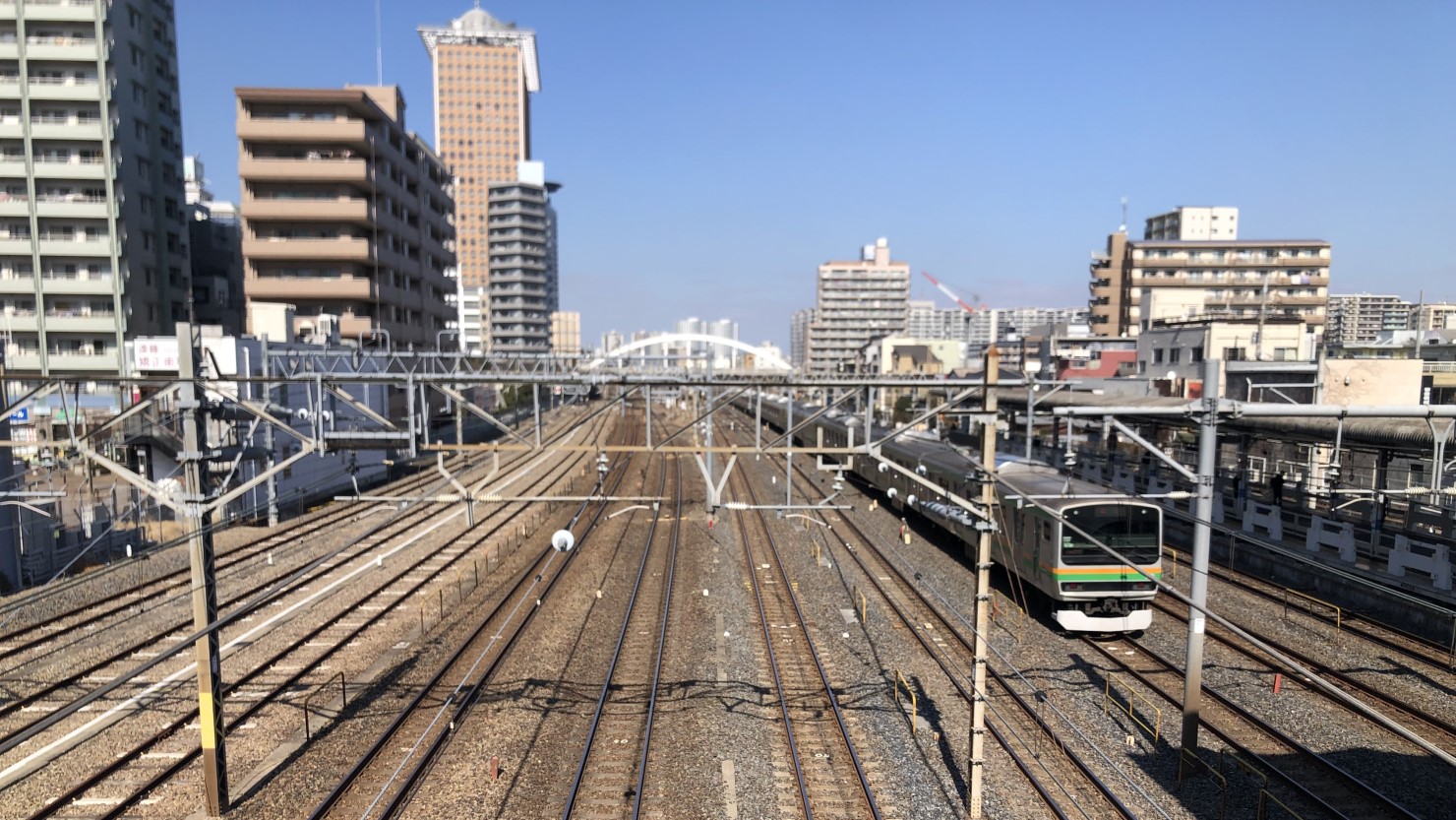 与野駅構内と駅北側の様子