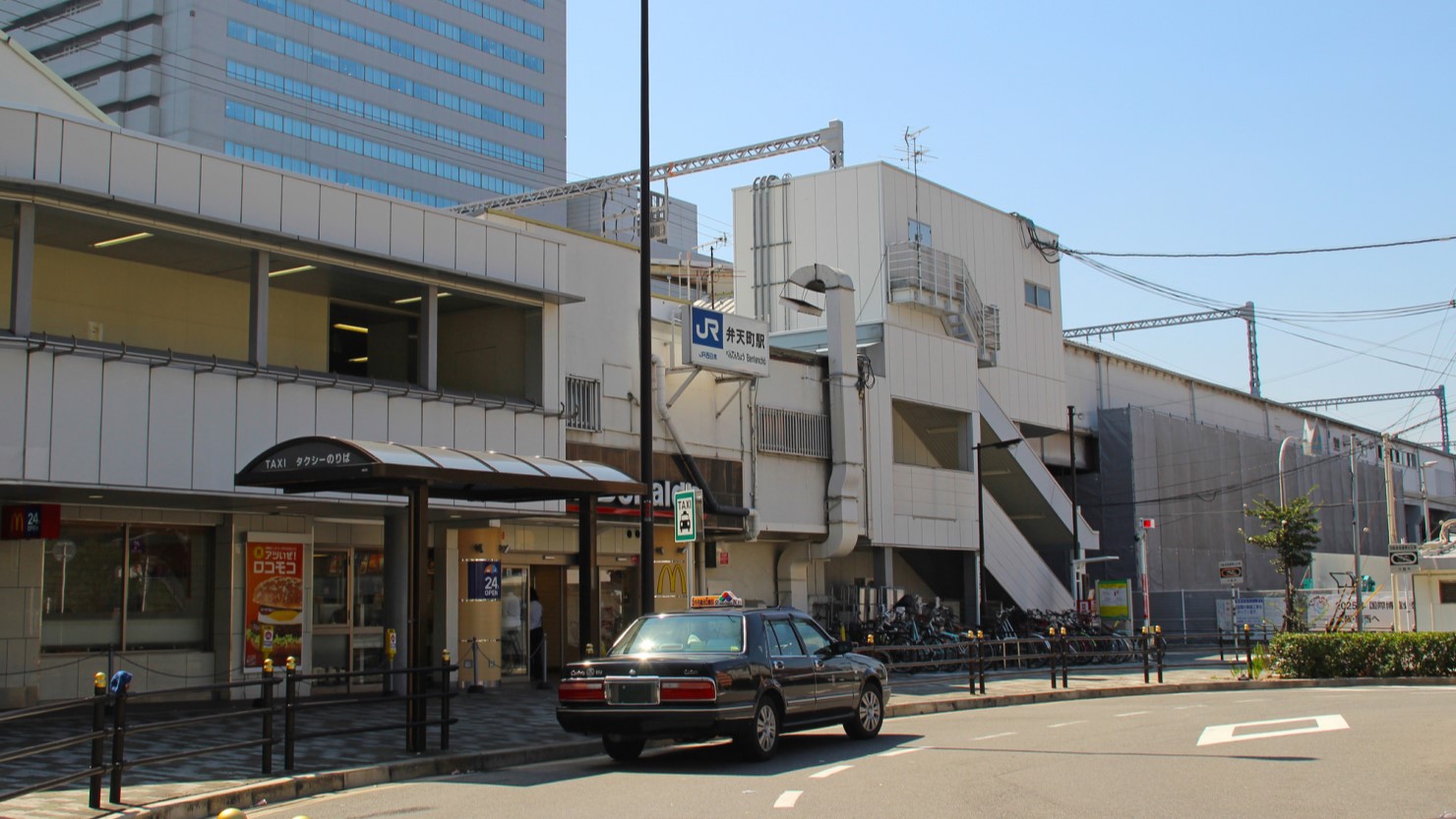 弁天町駅の様子