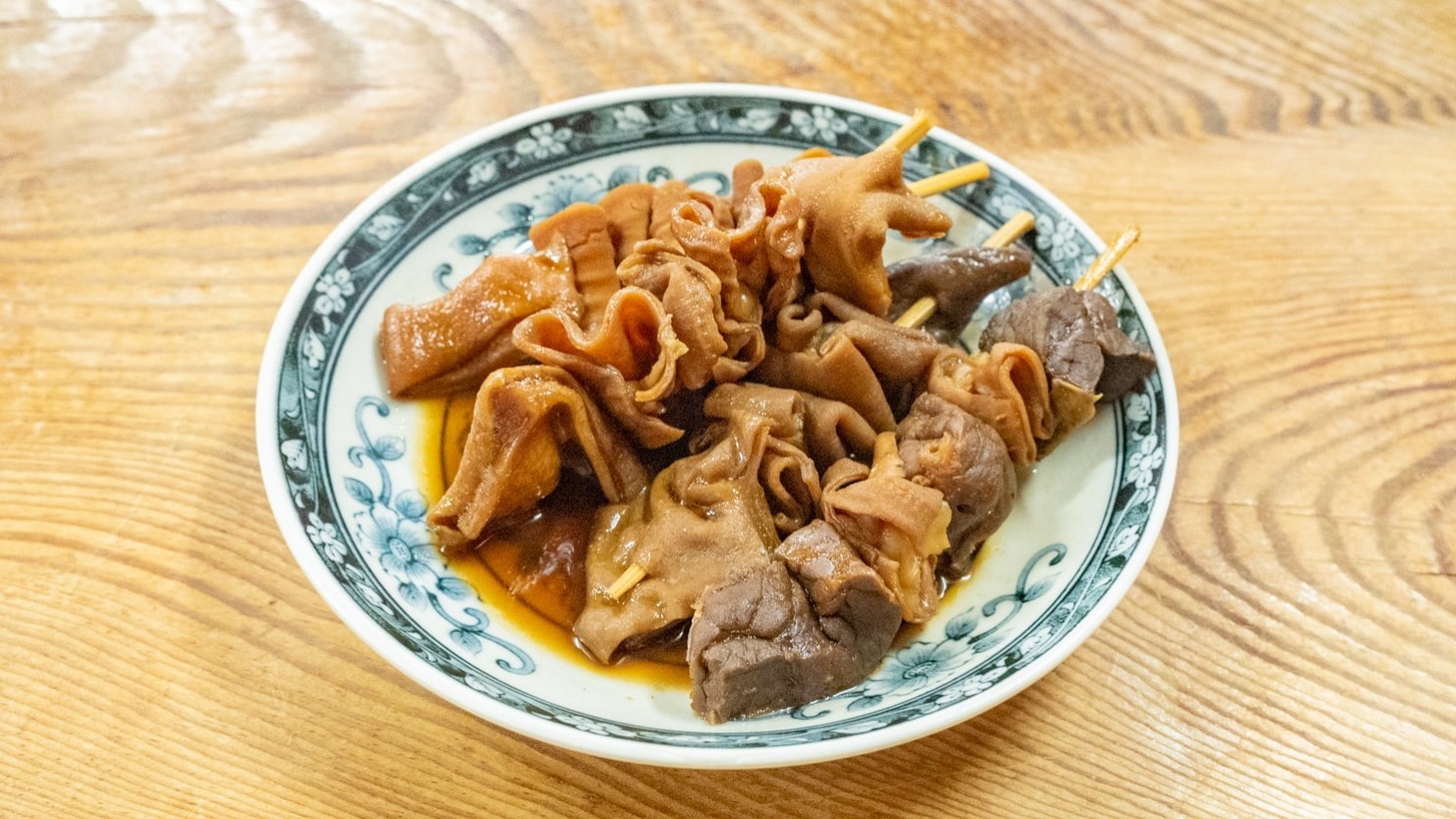 元祖とされる、大衆食堂 稲田屋の関東煮（閉店以前に撮影）