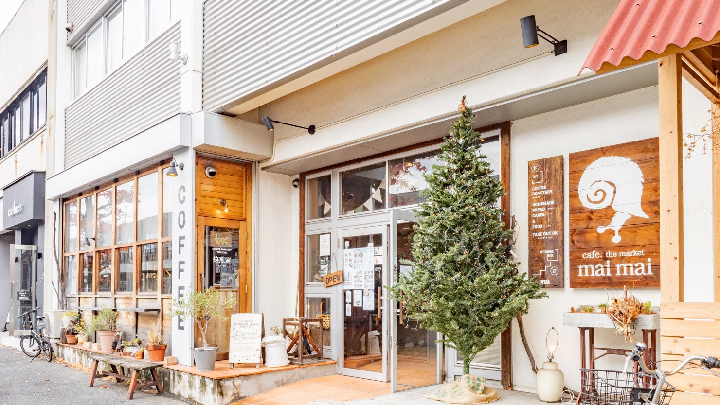 cafe.the market mai mai 外観
