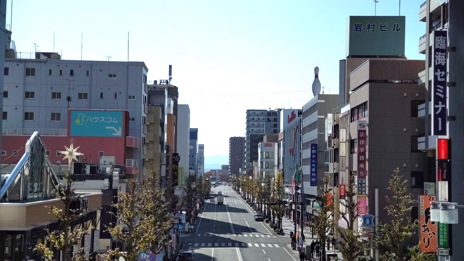 相模原駅南口側にある「さがみ夢大通り商店街」　© 太田元気