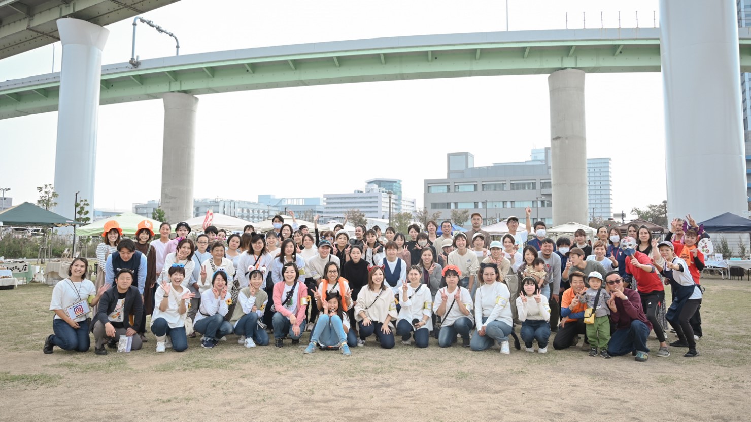 大阪府泉佐野市で行われたマルシェの出店者たち