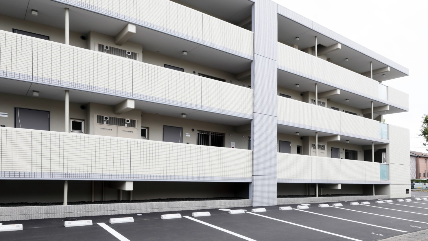 賃貸マンションの駐車場