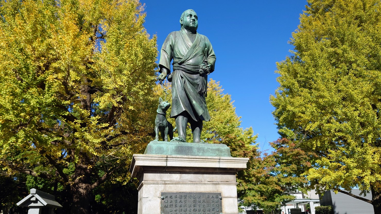 上野恩賜公園にある西郷隆盛像