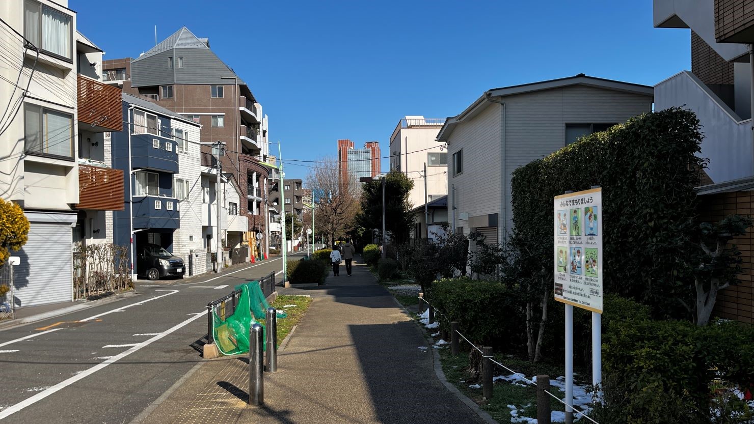 蛇崩川緑道は散歩にもぴったりのスポット