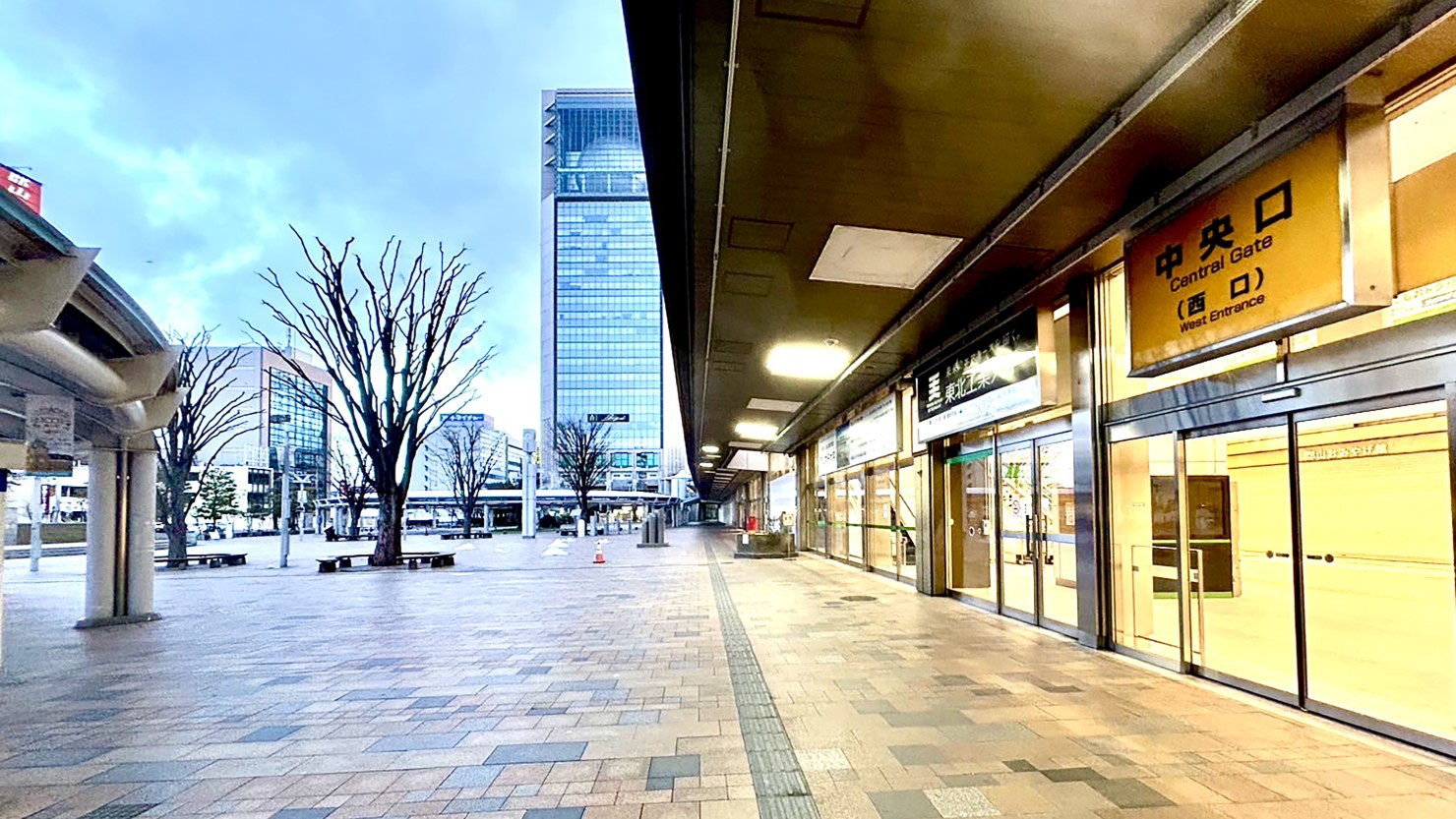 郡山駅周辺の街の様子