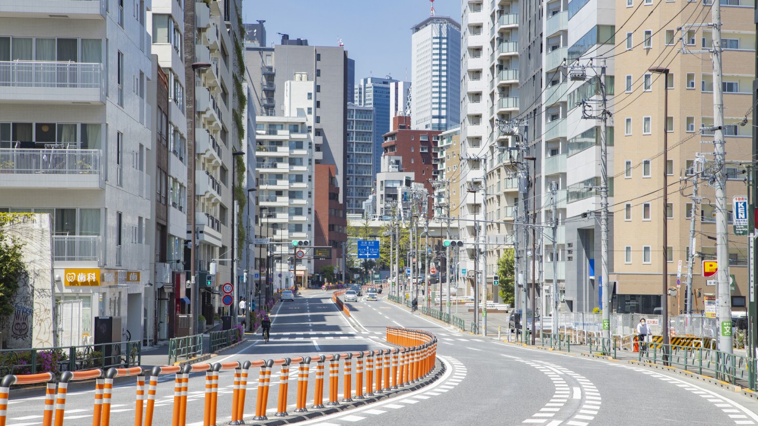 北参道駅周辺の様子