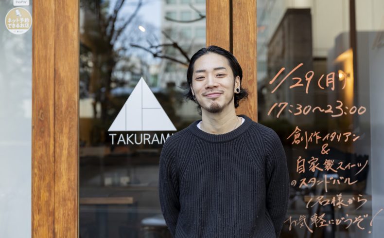 大阪「本町」に誕生した新星・立ち飲み店「TAKURAMI」。女性に愛されるイタリアン×スイーツ×アルコール